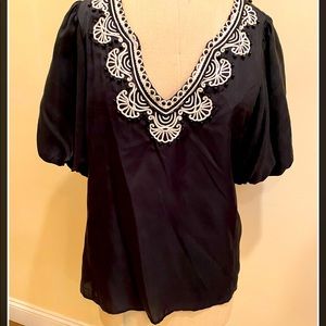 Nanette Lepore silk blouse.
